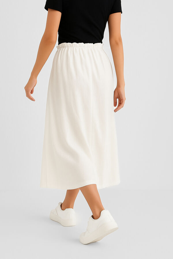 FALDA VELYA MARFIL  / OFF WHITE image number null