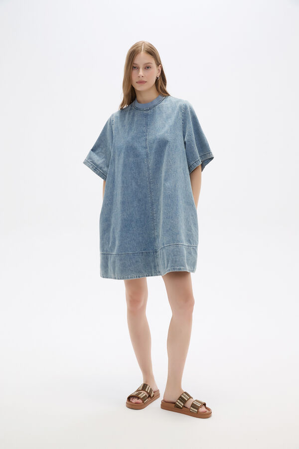 VESTIDO ULAN CELESTE CLARO image number null