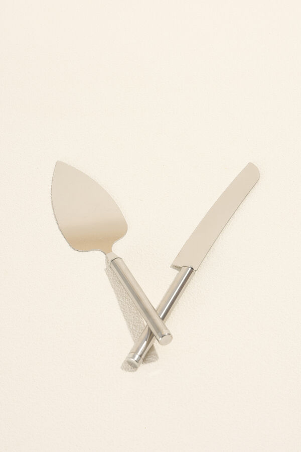 Accesorios Set Cuchillo Torta plateado COLOR UNICO image number null