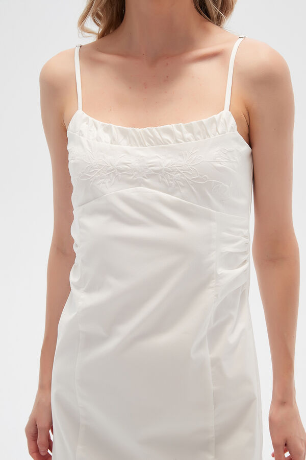 VESTIDO DOREX MARFIL  / OFF WHITE image number null