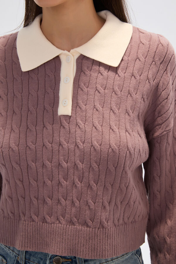 SWEATER LAPAN TAUPE / MINK / VISON image number null