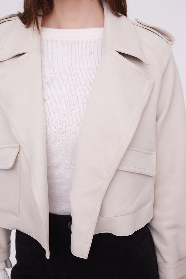 CHAQUETA GUYA CRUDO / NATURAL image number null