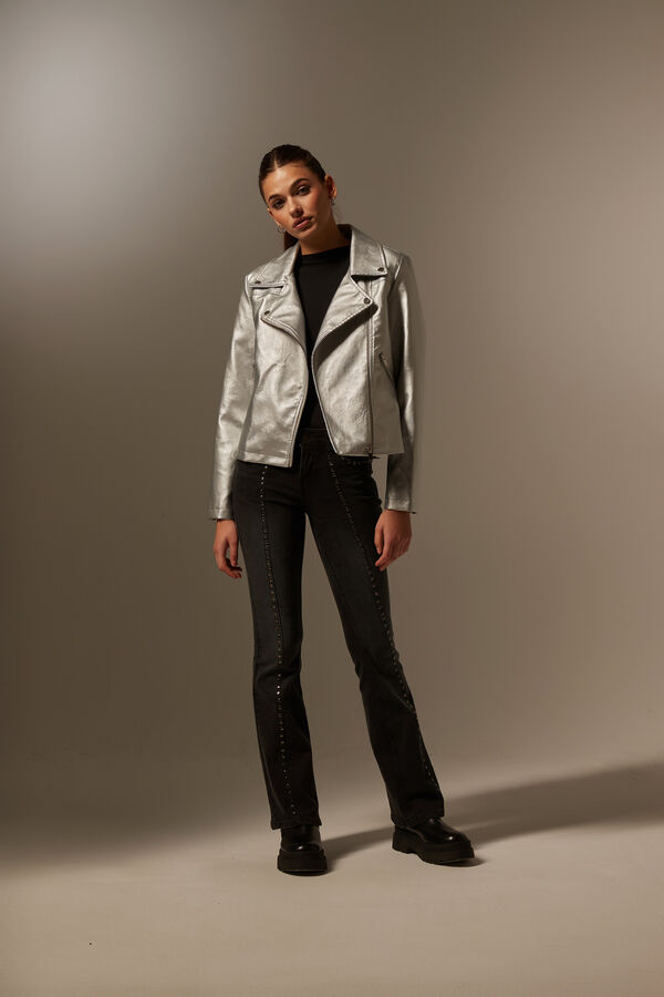 CAMPERA STANGE PLATEADO image number null