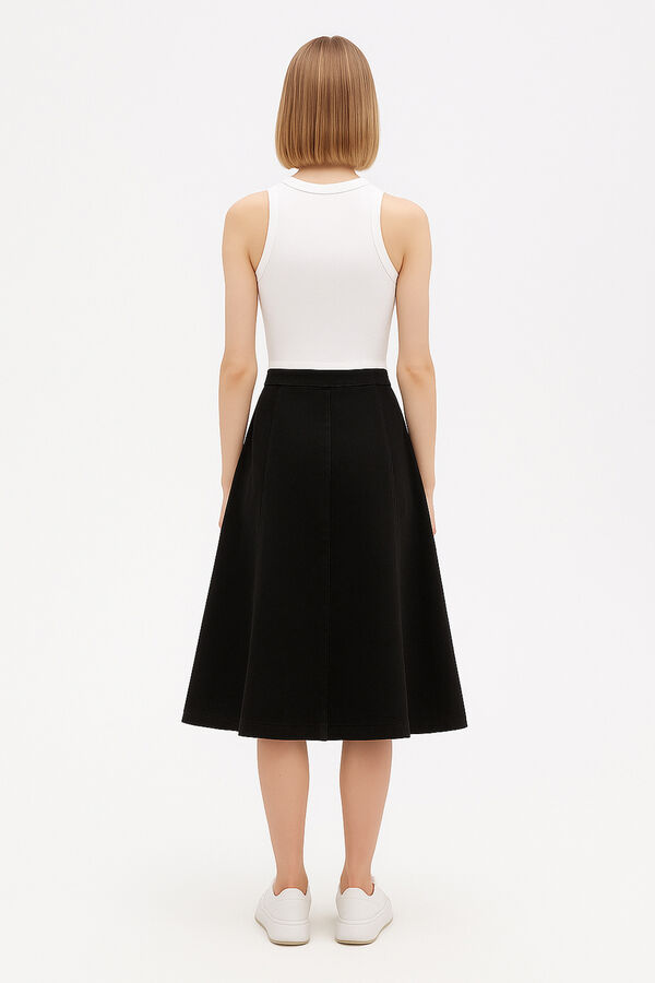 FALDA AUNIN NEGRO image number null
