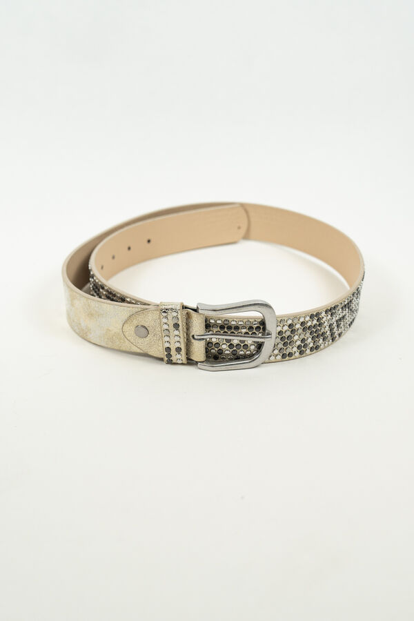 Cinturon Tachas PLATEADO image number null