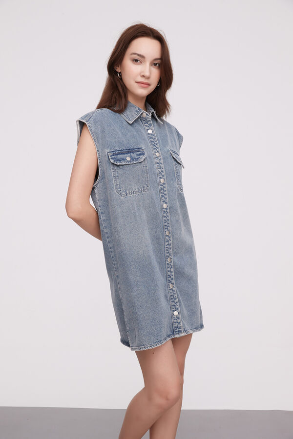 VESTIDO GUMPIN AZUL CLARO