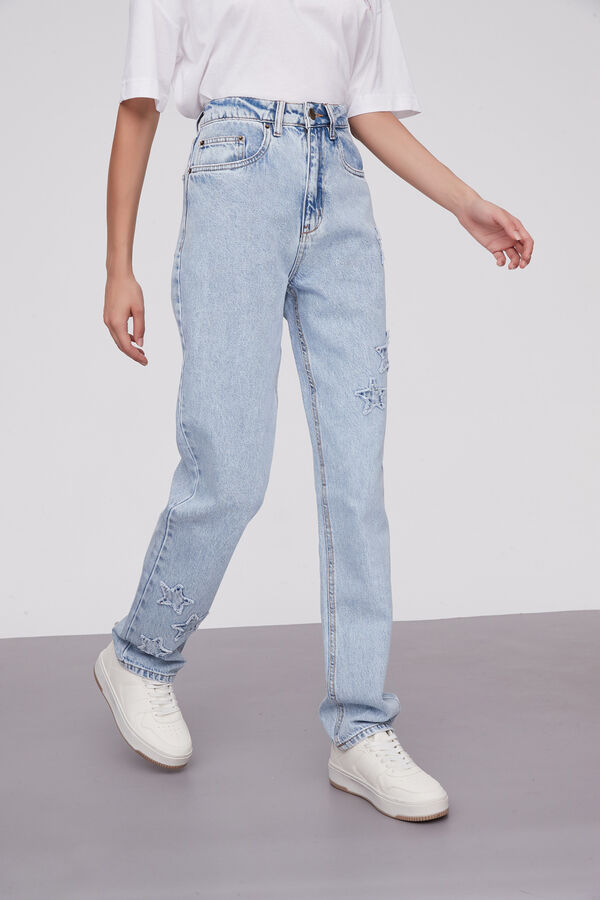 PANTALON ARCHY CELESTE GRISACEO