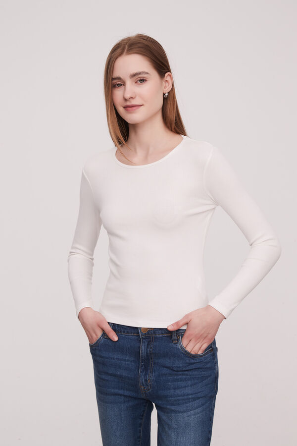 REMERA POLAC MARFIL  / OFF WHITE image number null
