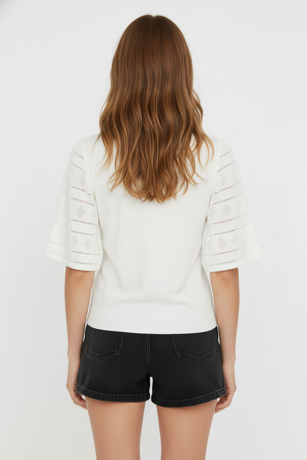 REMERA TUBA MARFIL  / OFF WHITE image number null