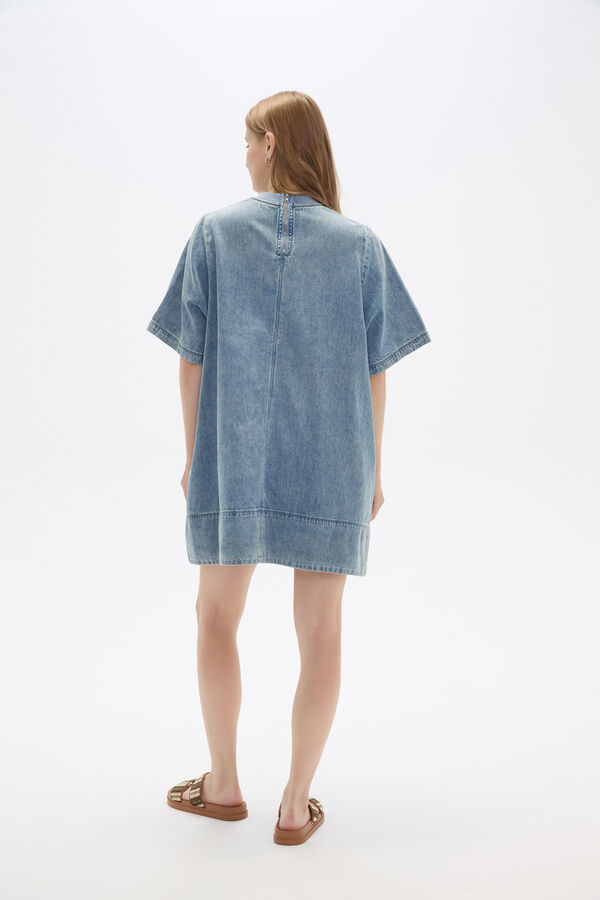 VESTIDO ULAN CELESTE CLARO image number null