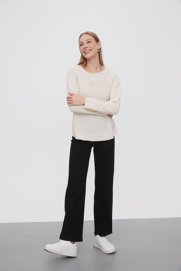 SWEATER GOBY CRUDO / NATURAL