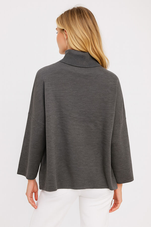 POLERA AVANT GRIS MELANGE OSCURO
