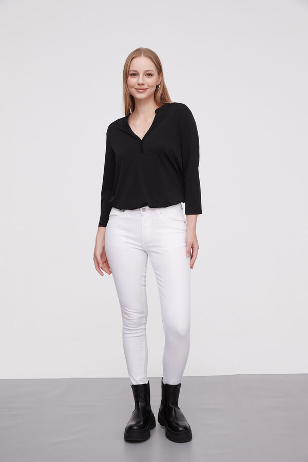 PANTALON BARDOT BLANCO image number null