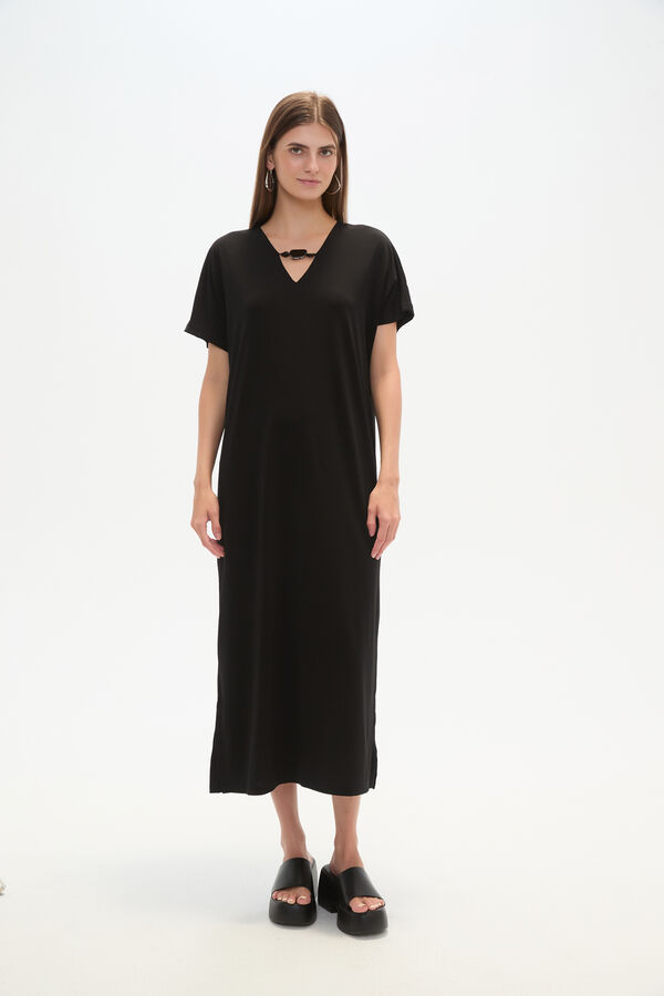 VESTIDO OASINA NEGRO image number null