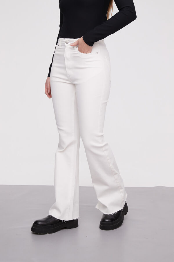 PANTALON COSTORO MARFIL  / OFF WHITE image number null