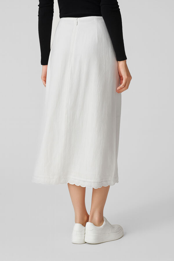 FALDA MALACHITE BLANCO image number null