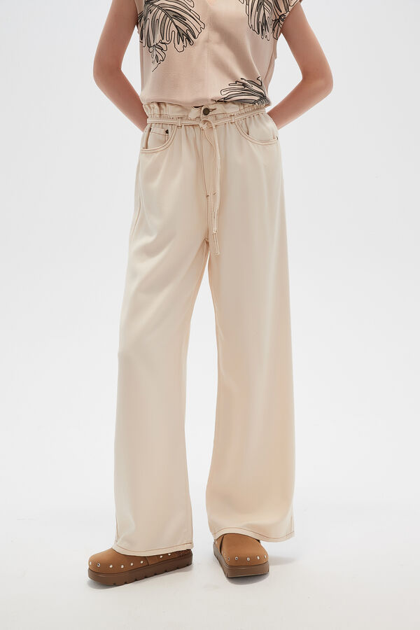 PANTALON RAVON CRUDO / NATURAL image number null