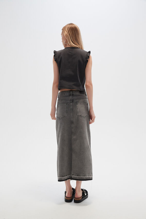 FALDA SILKA GRIS CLARO image number null