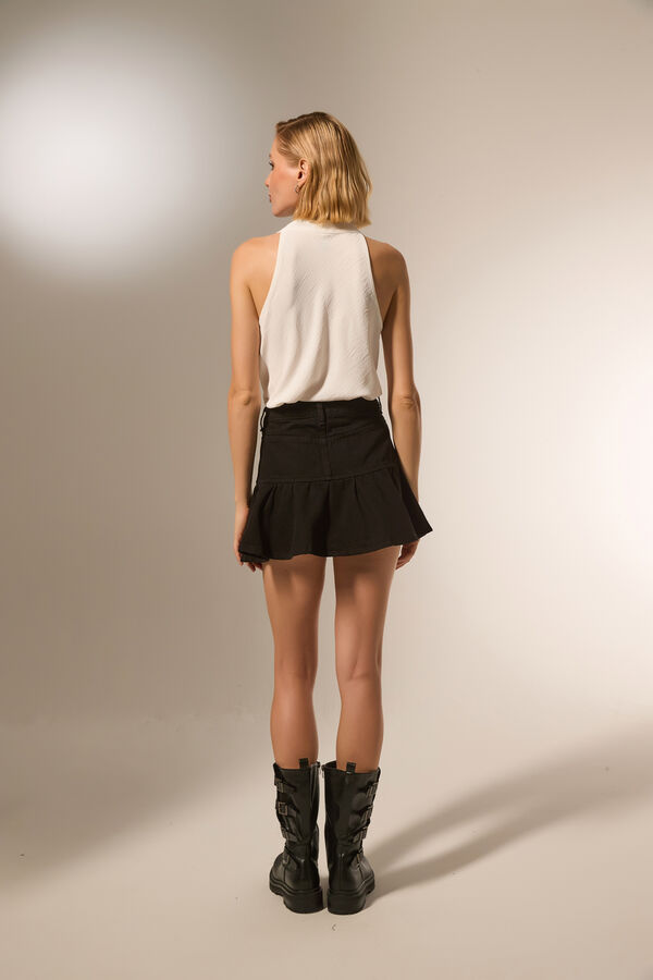 FALDA APLINERA NEGRO image number null