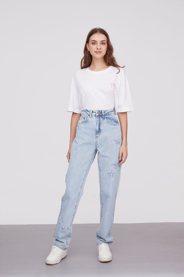 PANTALON ARCHY CELESTE GRISACEO image number null