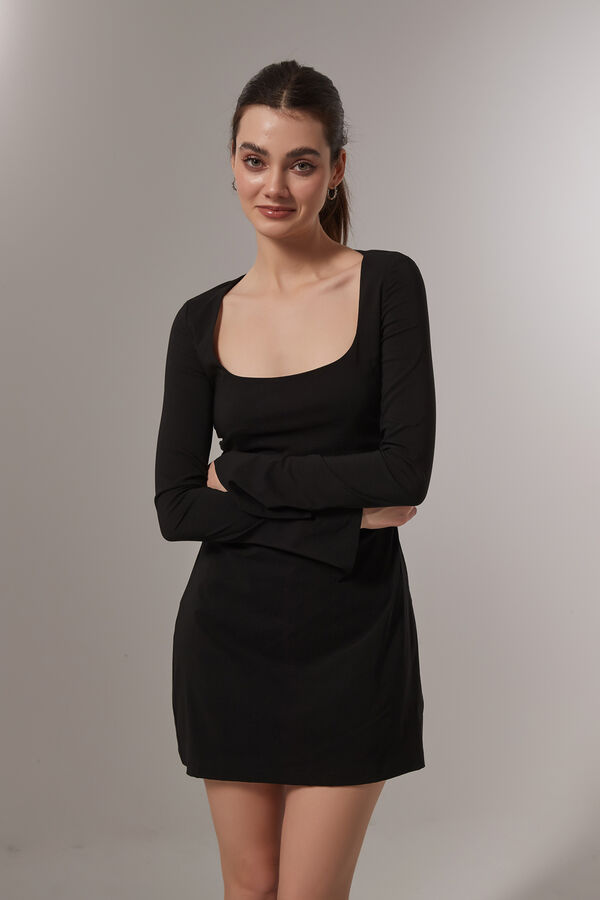 VESTIDO FANFA NEGRO image number null