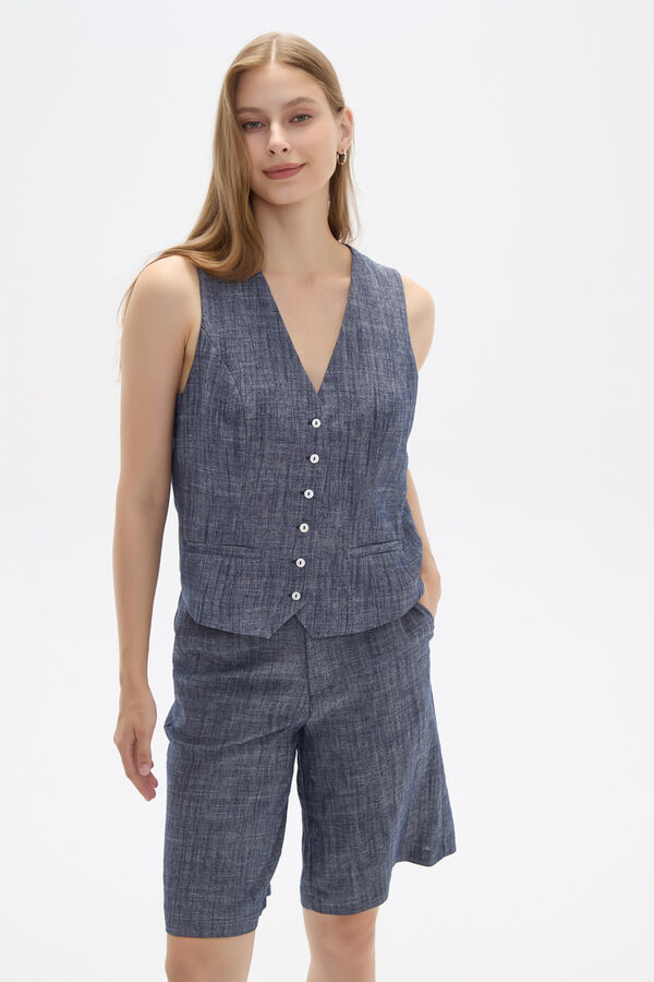 CHALECO LACHE AZUL PIEDRA image number null