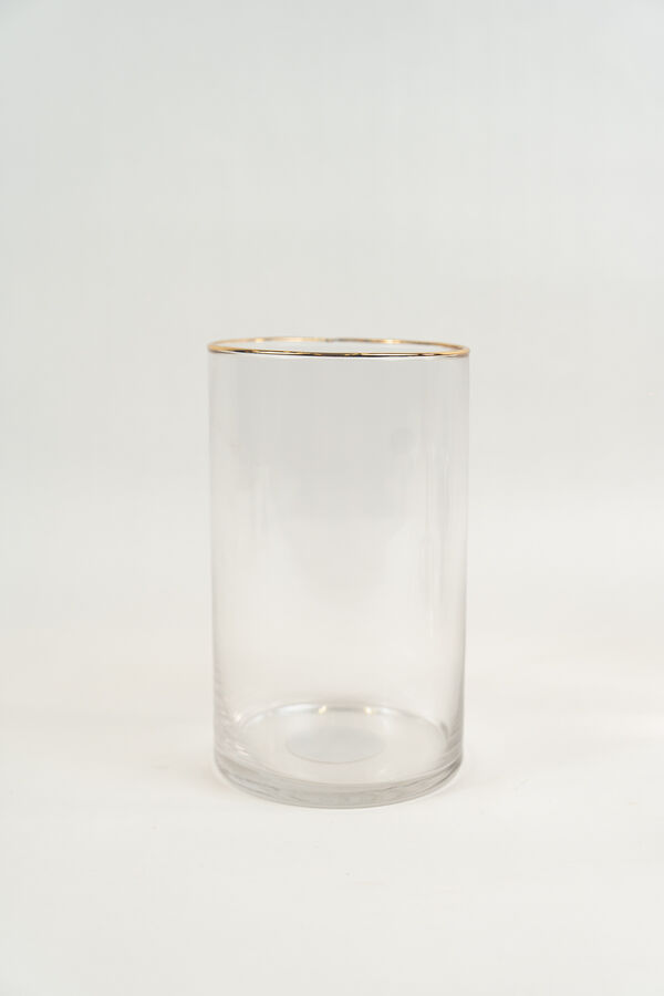 Florero Rosin Borde dorado COLOR UNICO image number null