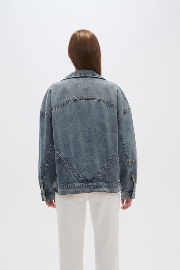 CAMPERA FILOI AZUL GRISACEO image number null