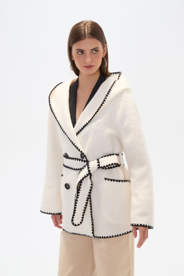 CHAQUETA MARCUS MARFIL  / OFF WHITE image number null