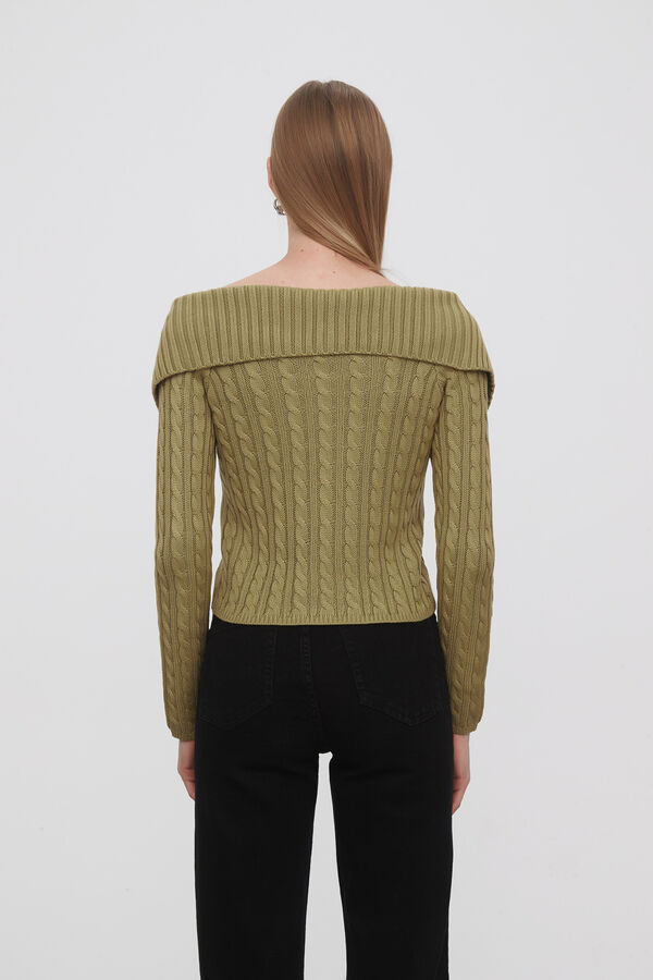 CARDIGAN DAIARITA VERDE OLIVA CLARO image number null