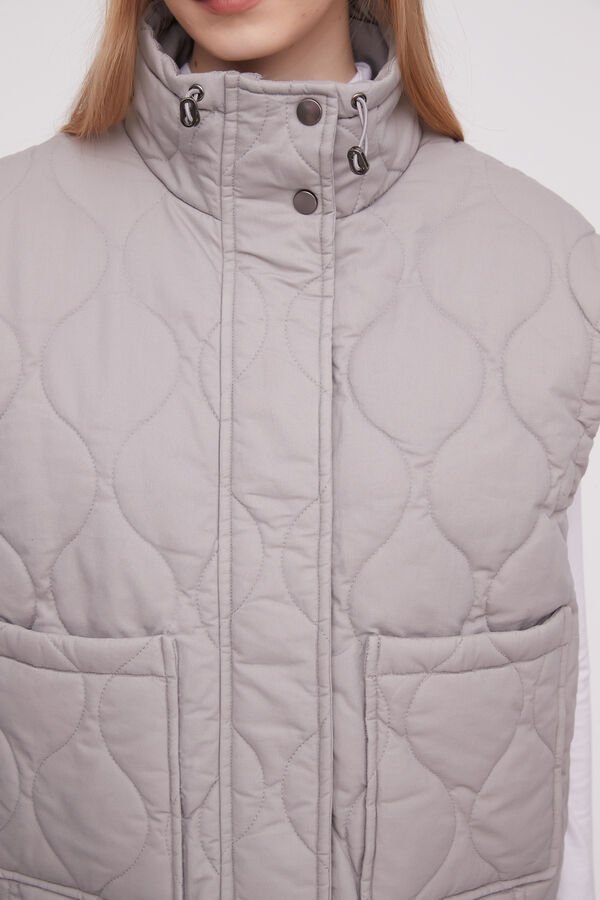 CHALECO GLOSI GRIS MEDIO image number null