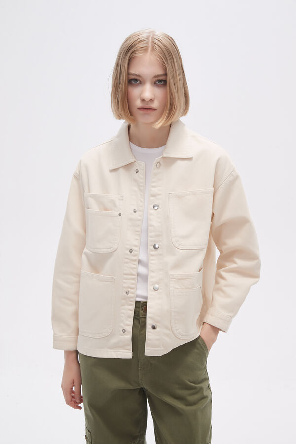 SOBRECAMISA ONA CRUDO / NATURAL image number null