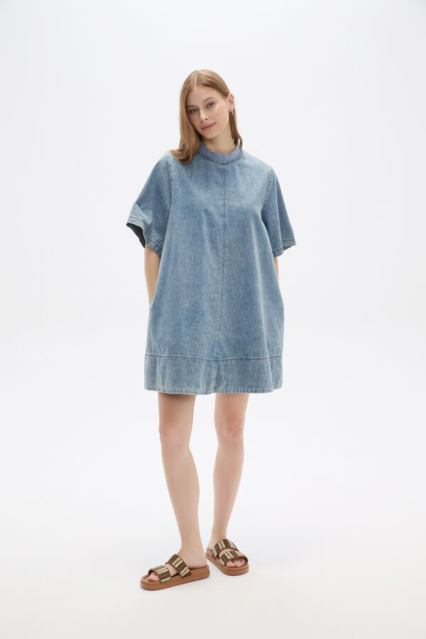 VESTIDO ULAN CELESTE CLARO image number null