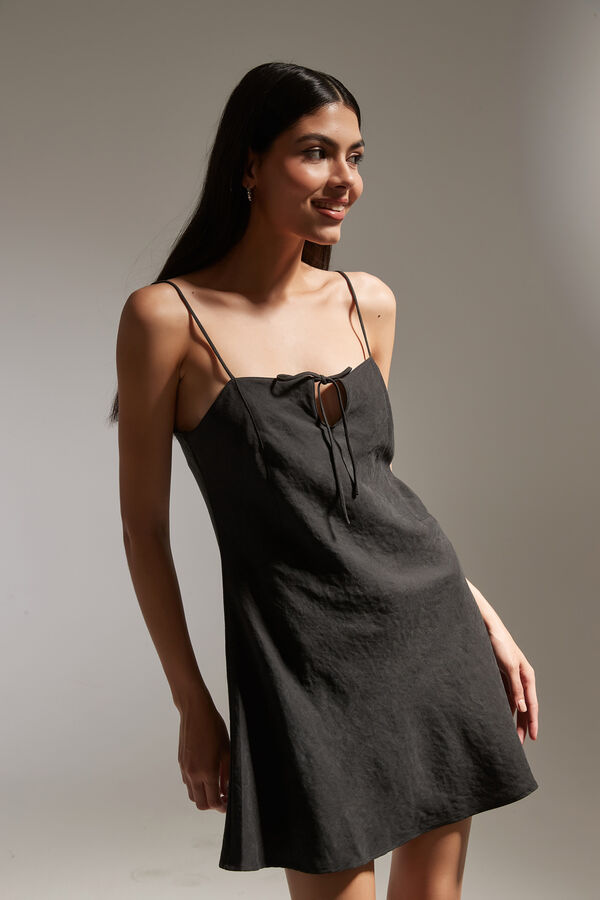 VESTIDO OPUNI NEGRO image number null