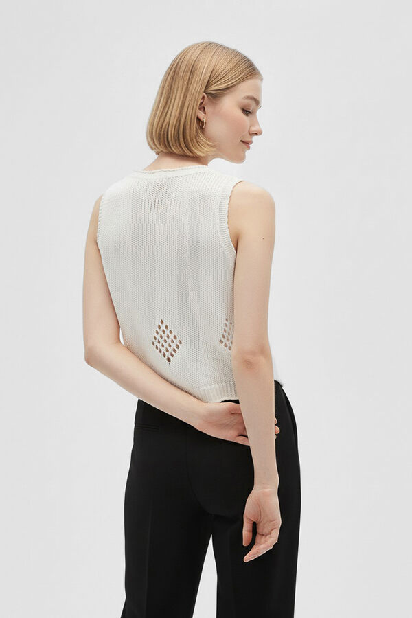 CHALECO YOLANDA BLANCO image number null