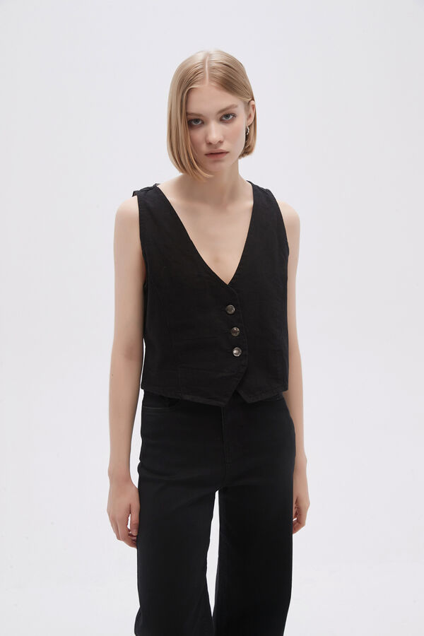 CHALECO ARASI NEGRO image number null