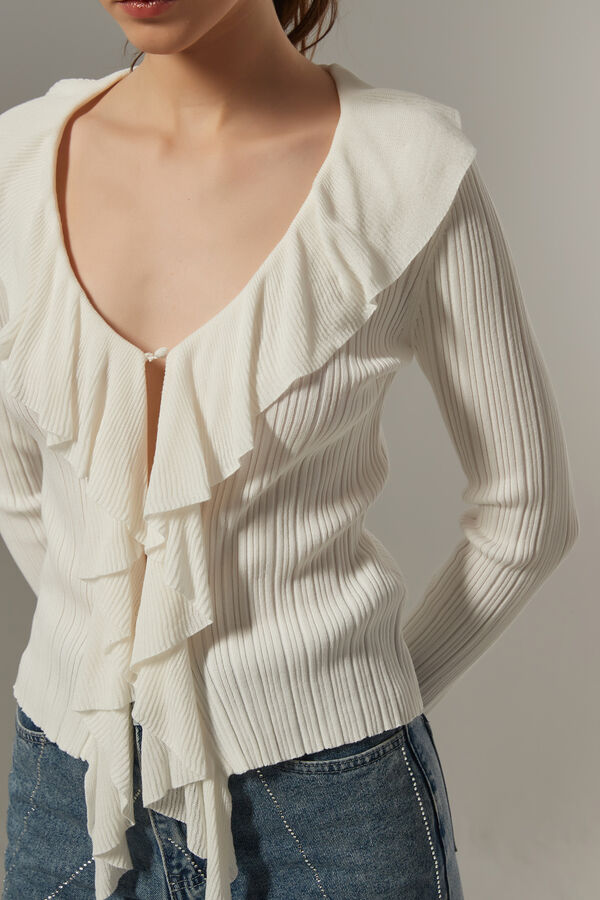 CARDIGAN GUIMA BLANCO image number null