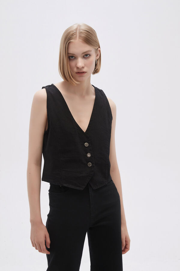 CHALECO ARASI NEGRO image number null
