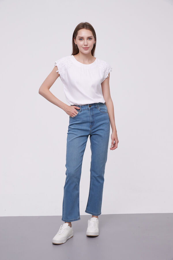 PANTALON APARIS AZUL GRISACEO image number null