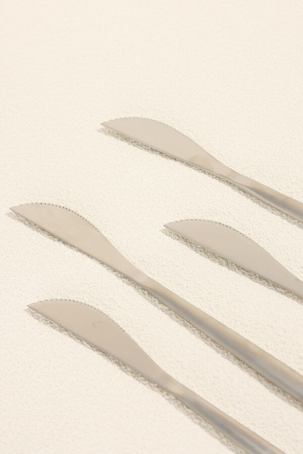 Cuchillo Fiordo, Set 4 un. Plateado COLOR UNICO image number null