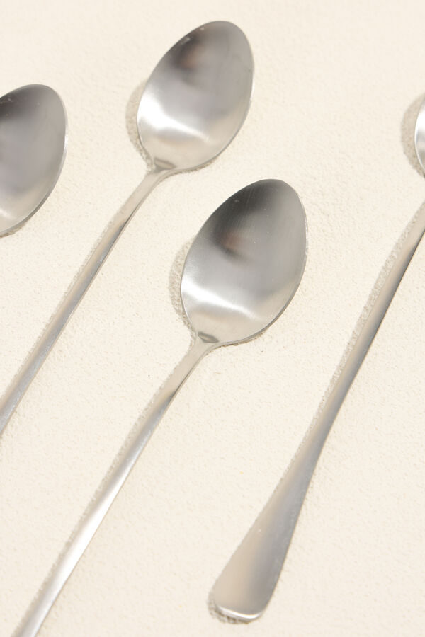 Cuchara Mango largo Olivo Set 4 un. Pla COLOR UNICO image number null