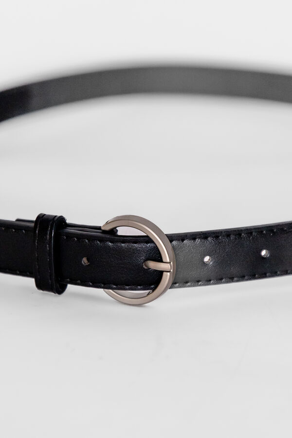 Cinturon Matte NEGRO image number null