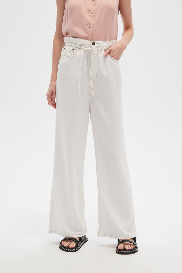 PANTALON RAVON BLANCO