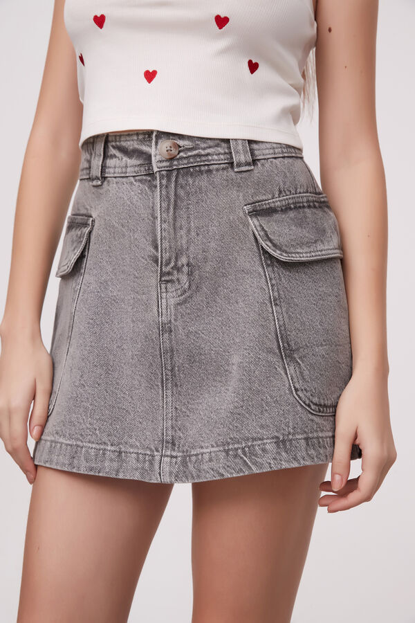 FALDA FINNO GRIS CLARO image number null