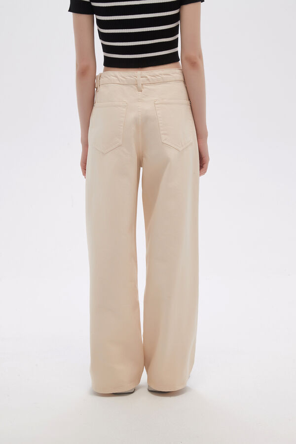 PANTALON FLOWA BEIGE image number null