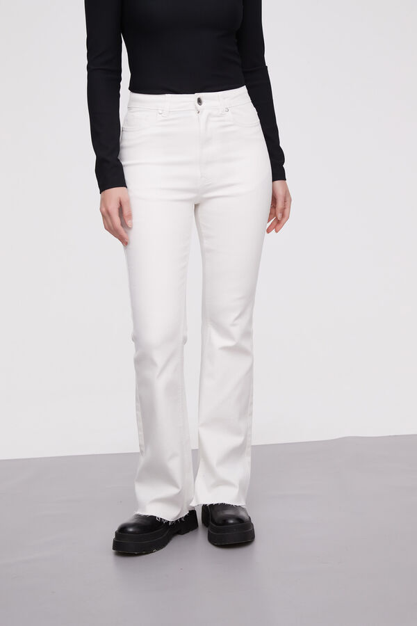 PANTALON COSTORO MARFIL  / OFF WHITE image number null