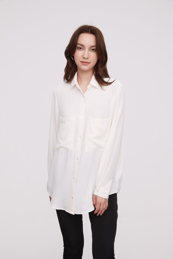 CAMISA MECHI CRUDO / NATURAL image number null