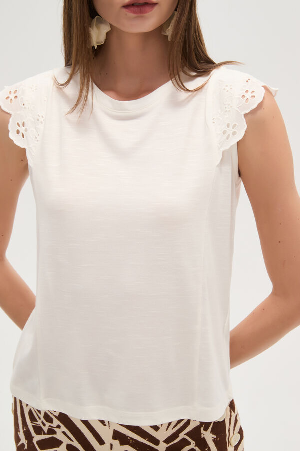 REMERA PITTA MARFIL  / OFF WHITE image number null