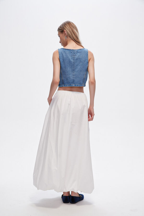 FALDA POLINE MARFIL  / OFF WHITE image number null