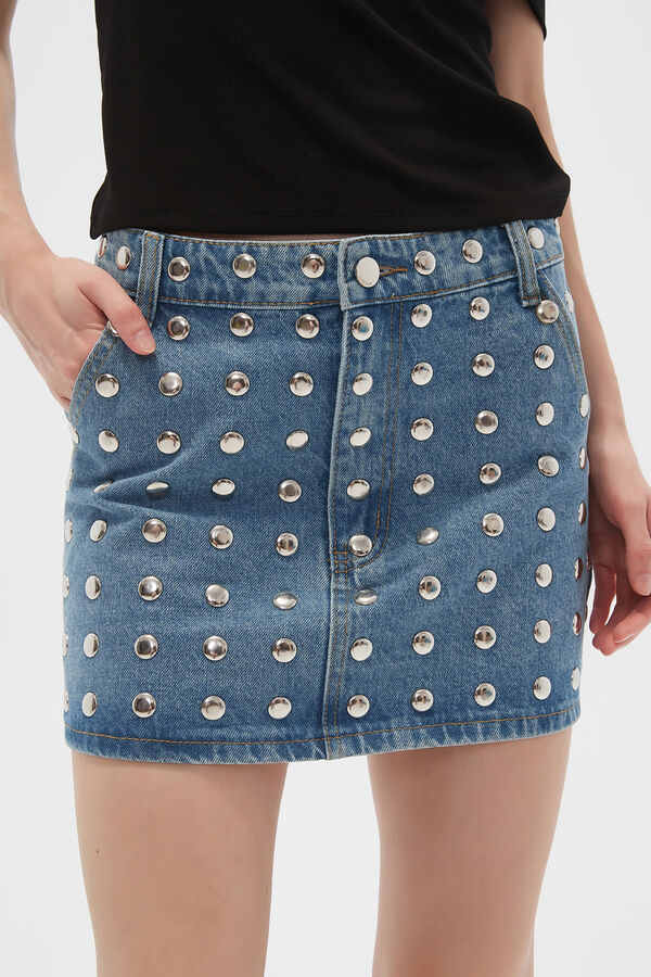 FALDA DEMAR AZUL CLARO image number null